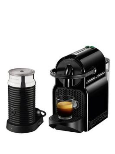 Nespresso Inissia And Aeroccino 3 Coffee Machine By Magimix - Black